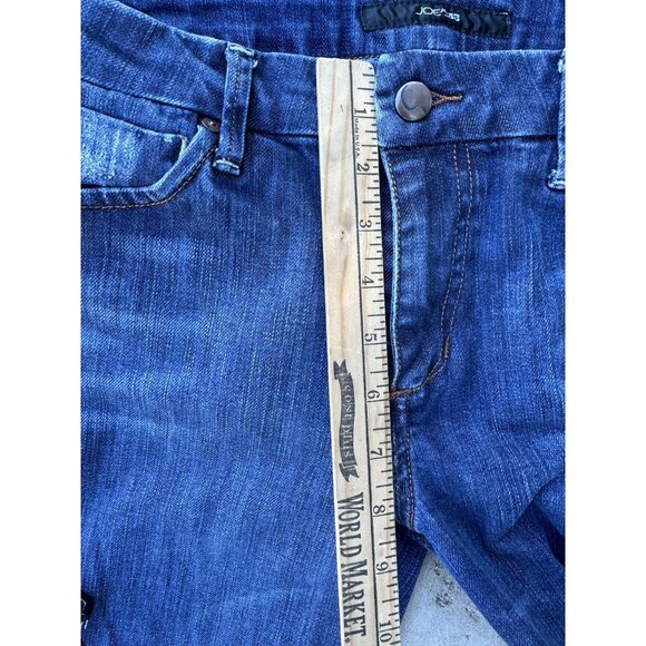 Joes Jeans Women Size 30 Gatsby Jeans Dark Blue Flare 90s Y2k Mid Rise - Picture 5 of 8